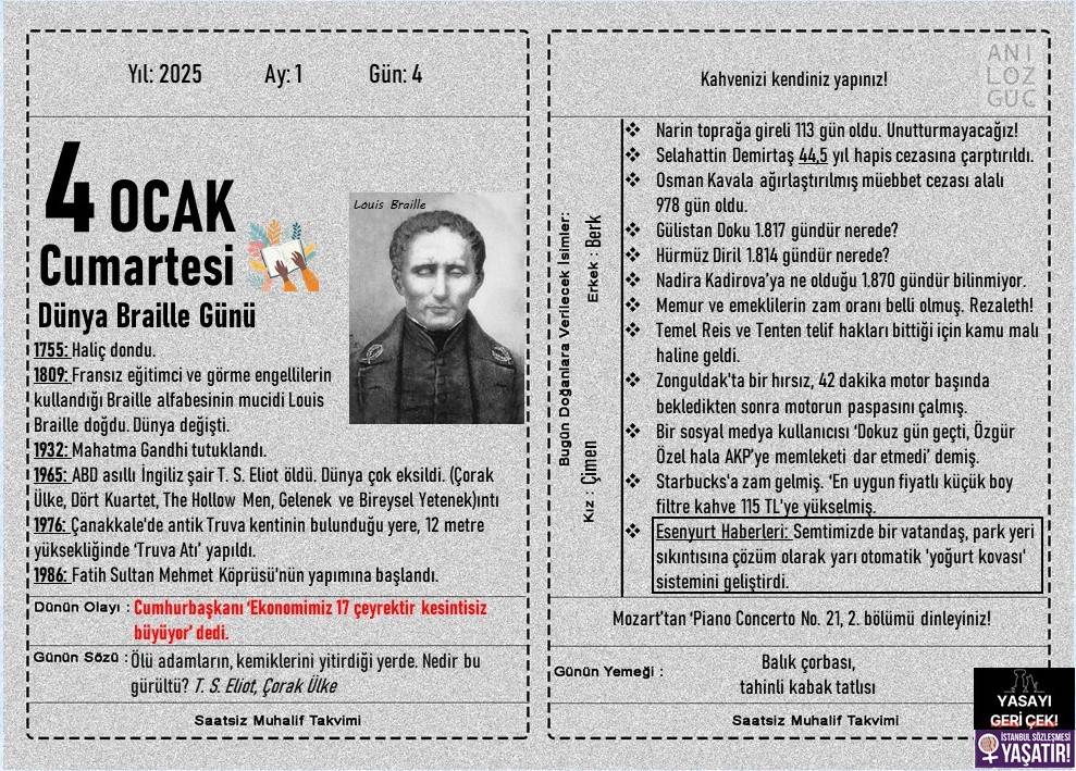 Dünya Braille Günü 1